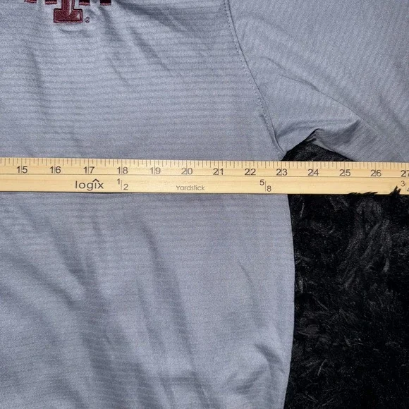 Texas A&M Aggies Shirt Mens XL Gray NCAA College Football Short Sleeve Champion - Picture 4 of 7